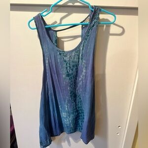 Tree of Life Tie Dye Tunic Tank